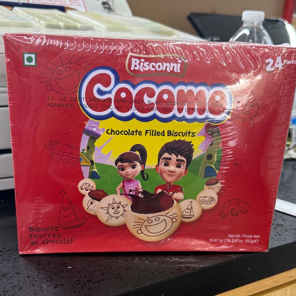 Bisconni Cocomo Chocolate Filled Biscuits - Red Packaging